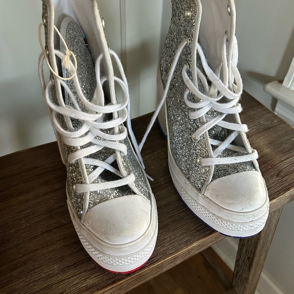 Converse PRIDE De Luxe Heeled Boots women’s 8 men’s 6 - Picture 3 of 12